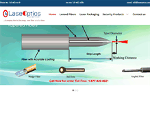 Tablet Screenshot of laseoptics.com